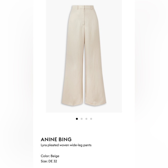 Anine Bing Lyra Trouser size 0 NWT - Picture 2 of 10